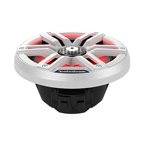 Rockford Fosgate M2-65 Color Optix 6.5” 2-Way Coaxial Multicolor LED Lighted Marine Speakers - White/Stainless (Pair) Rockford Fosgate M2-65 Color Optix 6.5” 2-Way Coaxial Multicolor LED Lighted Marine Speakers - White/Stainless (Pair)